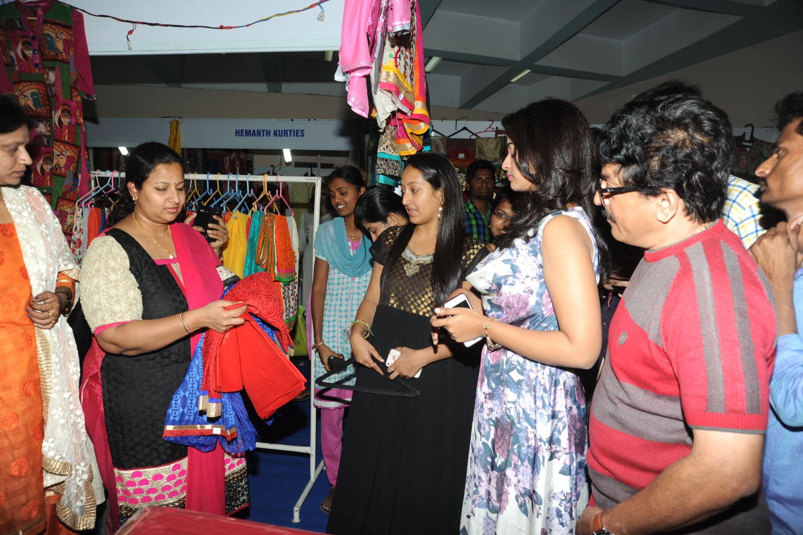 Ramleela Team At Ugadi Vastra Vaibhava Exhibition Launch