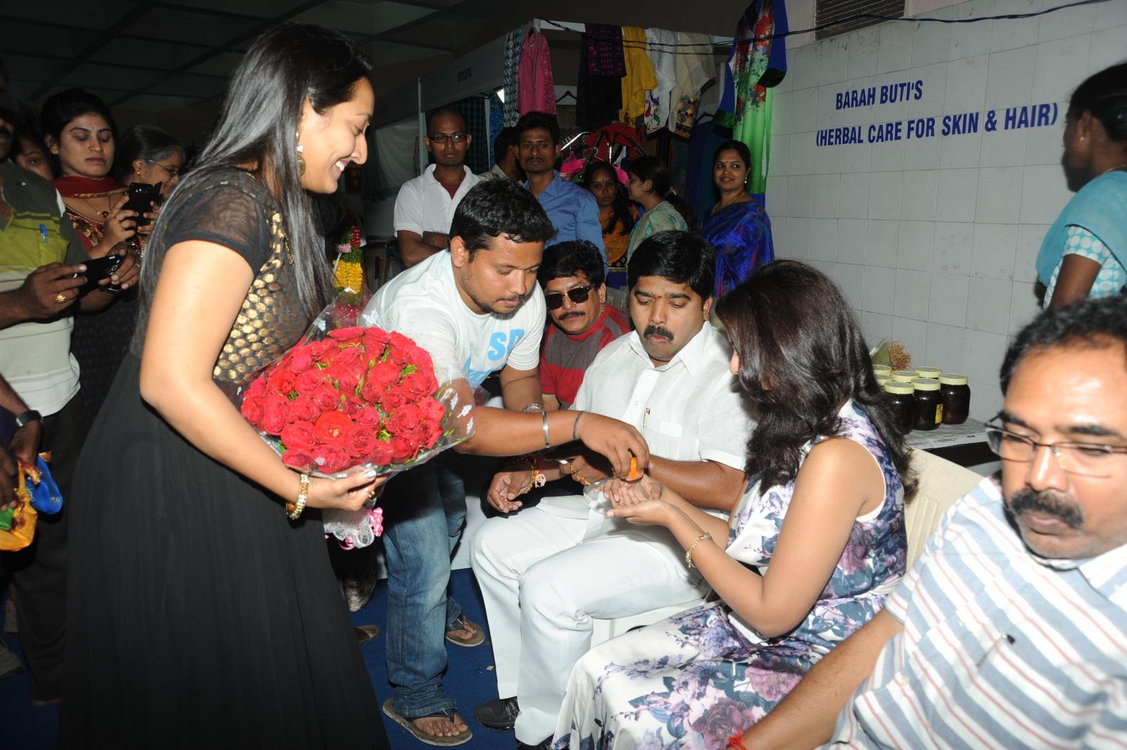 Ramleela Team At Ugadi Vastra Vaibhava Exhibition Launch