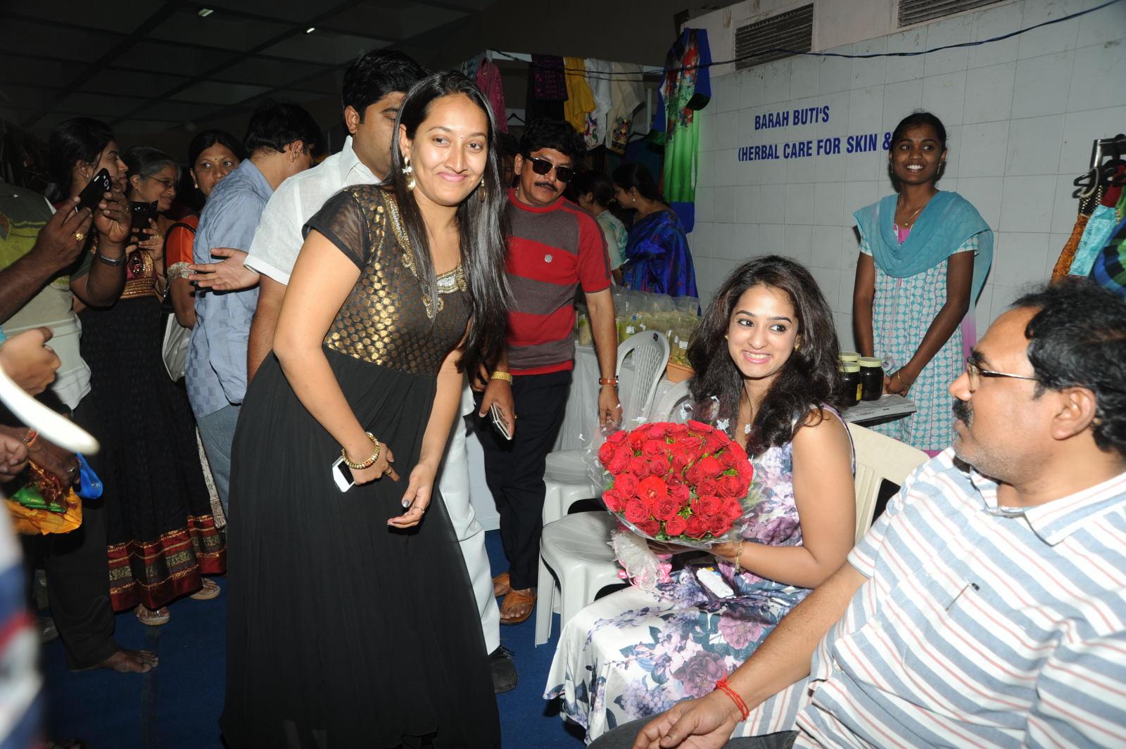 Ramleela Team At Ugadi Vastra Vaibhava Exhibition Launch