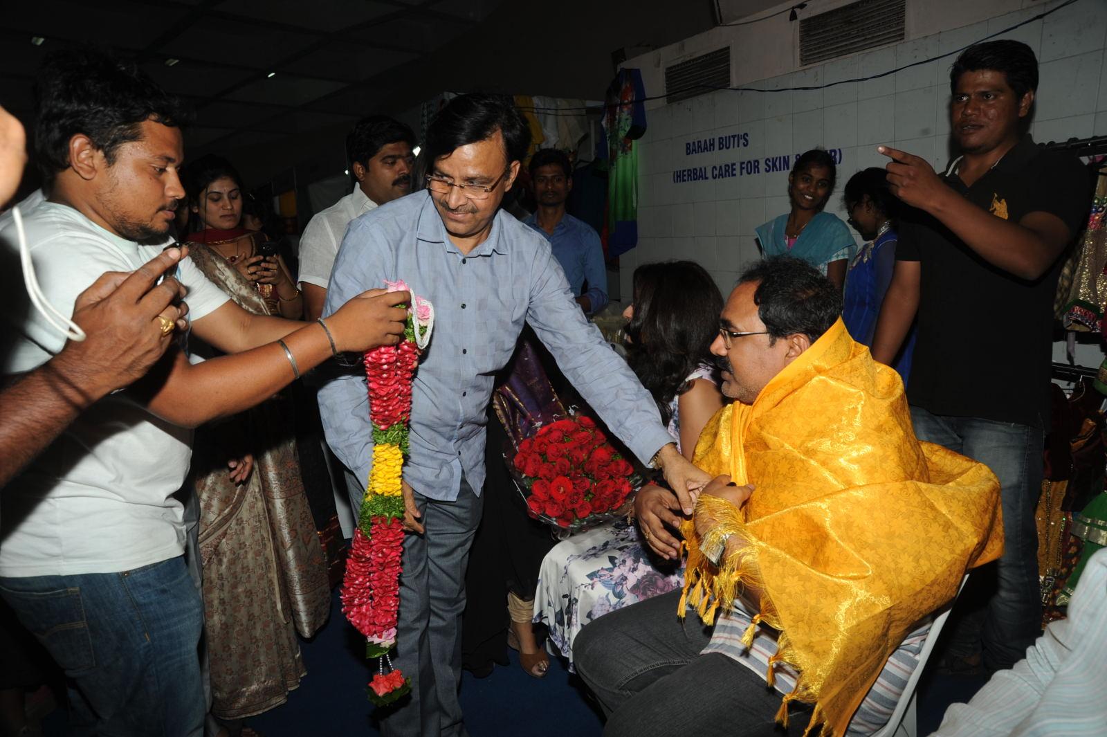 Ramleela Team At Ugadi Vastra Vaibhava Exhibition Launch