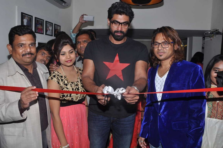 Rana Daggubati Stills At Alexander Salon Launch