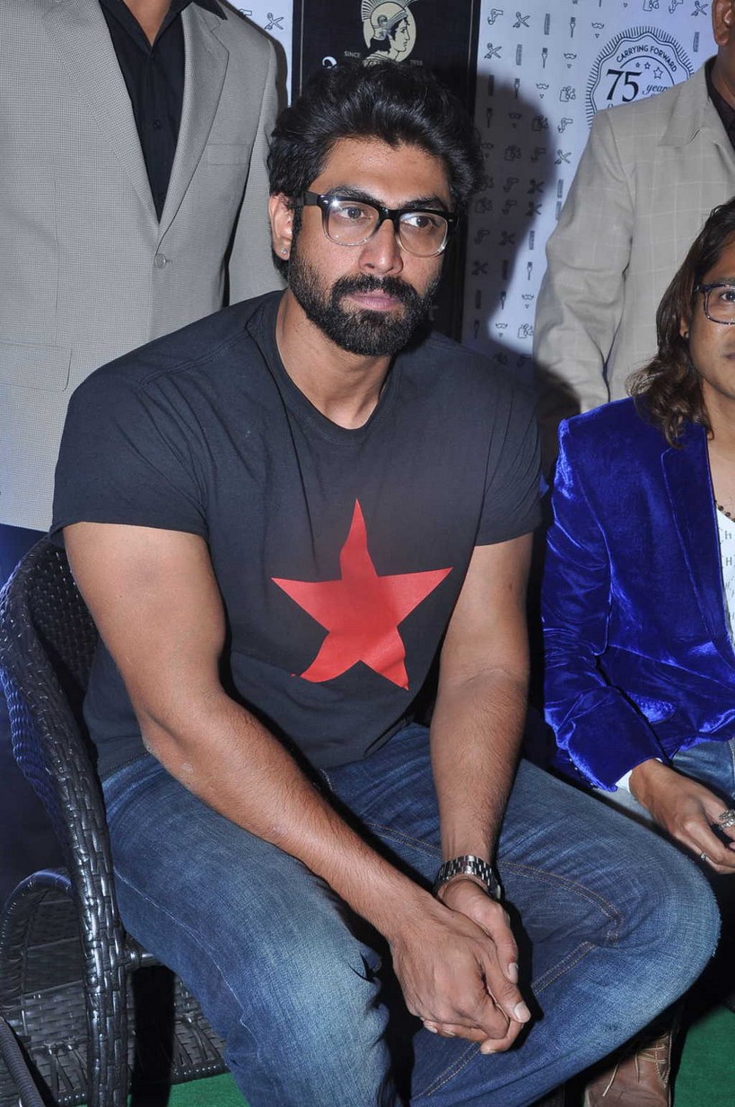 Rana Daggubati Stills At Alexander Salon Launch