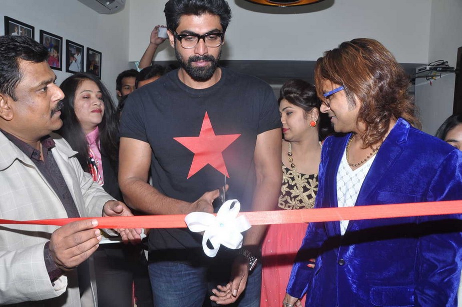 Rana Daggubati Stills At Alexander Salon Launch