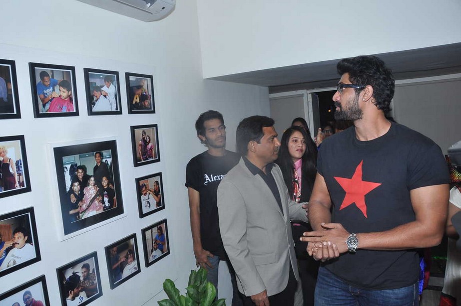 Rana Daggubati Stills At Alexander Salon Launch