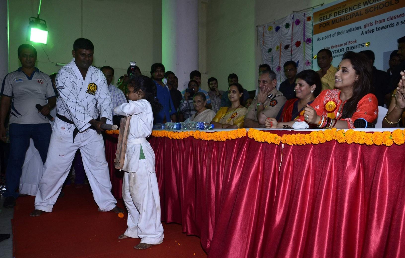 Rani Mukerji Inaugurates Self Defense Workshop