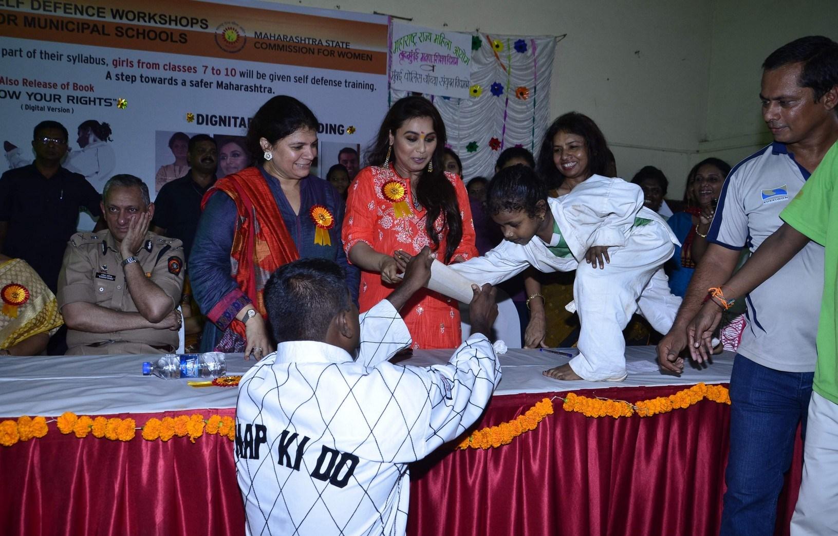 Rani Mukerji Inaugurates Self Defense Workshop