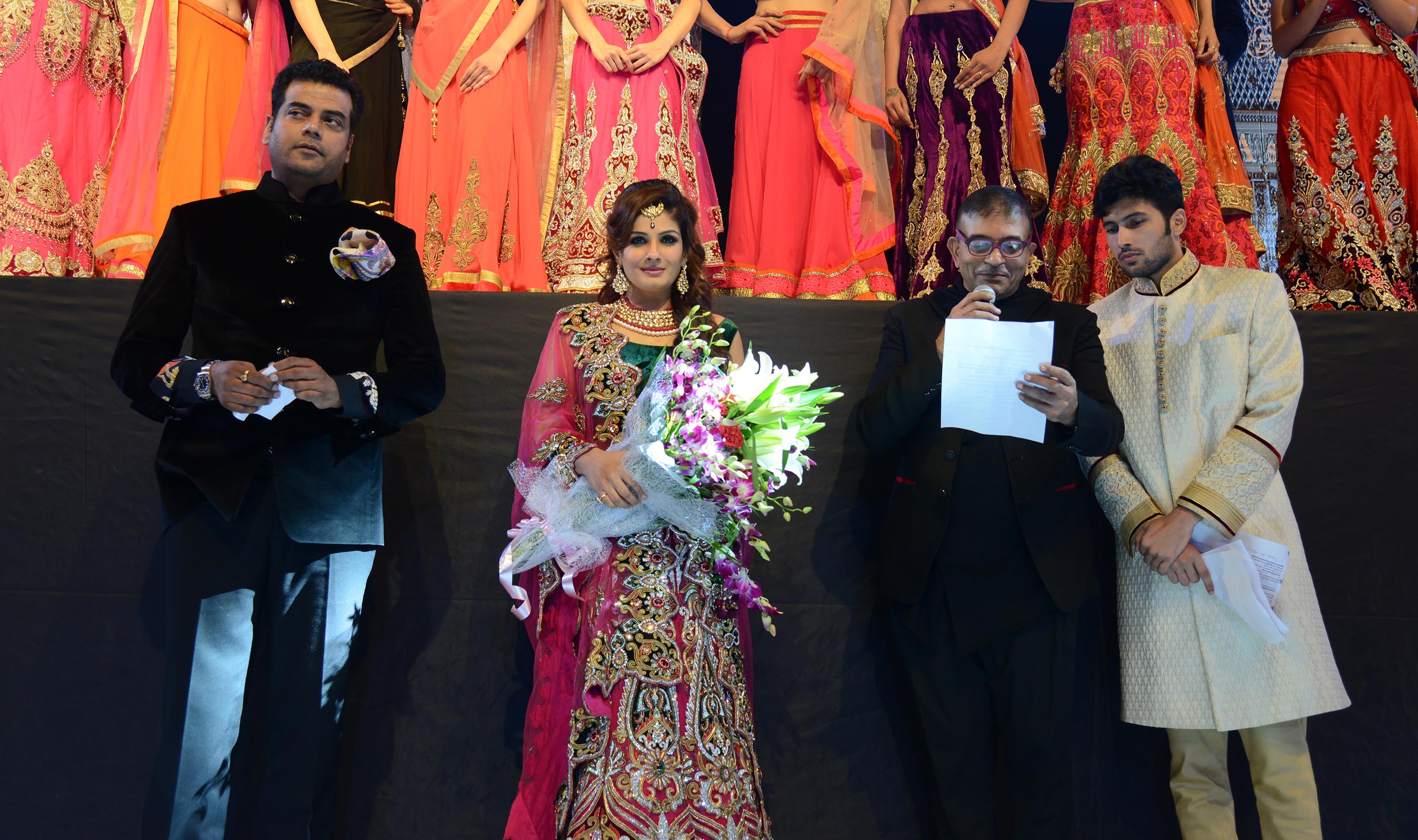 Raveena Tandon Ramp Walks Asif Shah Fashion Show