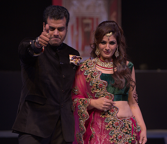 Raveena Tandon Ramp Walks Asif Shah Fashion Show