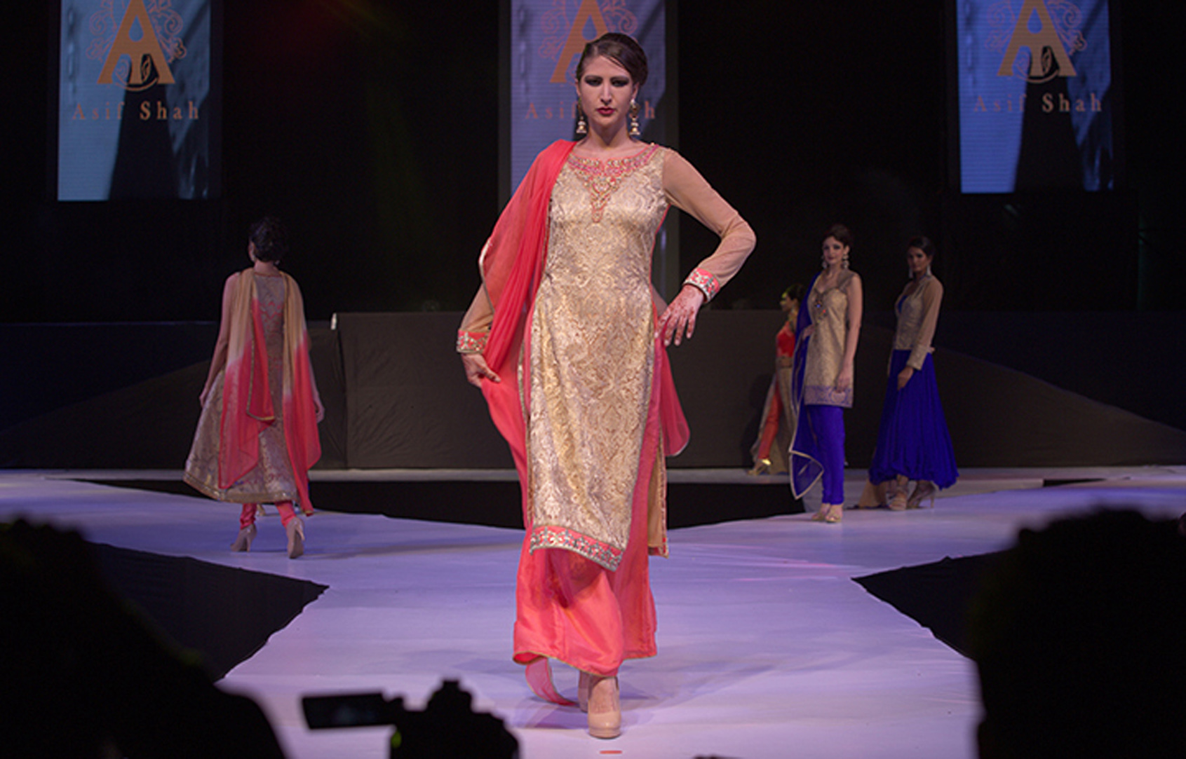 Raveena Tandon Ramp Walks Asif Shah Fashion Show