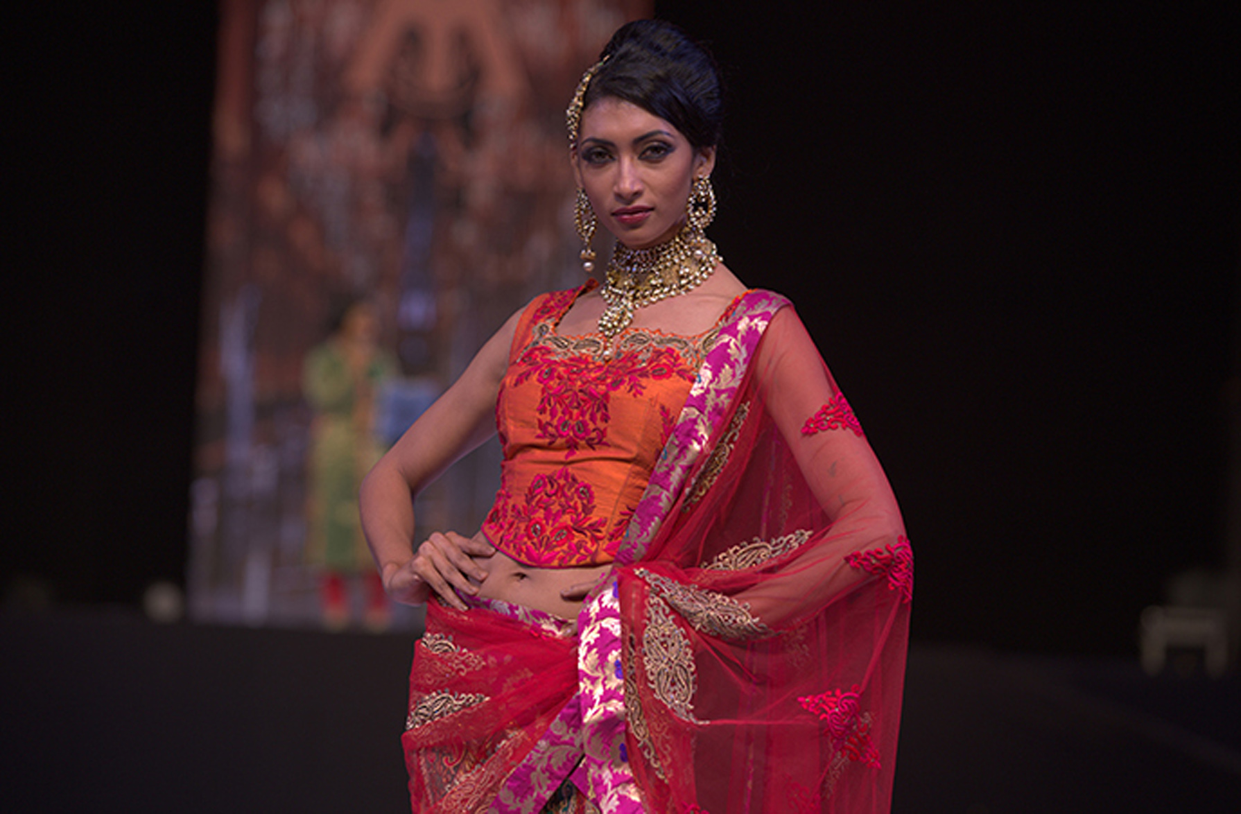 Raveena Tandon Ramp Walks Asif Shah Fashion Show