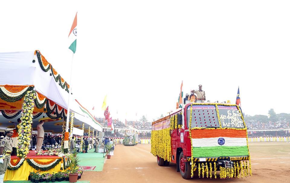 Republic Day celebrations at Vijayawada