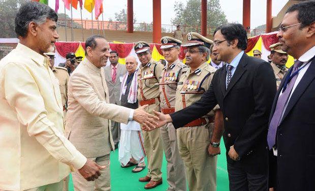 Republic Day celebrations at Vijayawada
