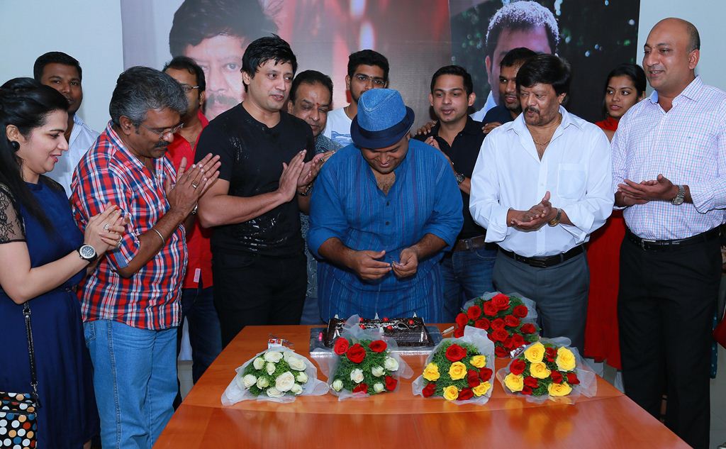 Saahasam Movie Team Celebrates Thaman Birthday