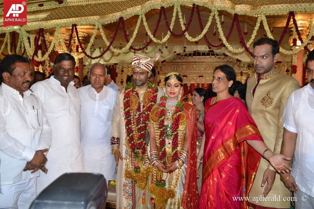 Sabitha Indra Reddy Son Marriage Stills
