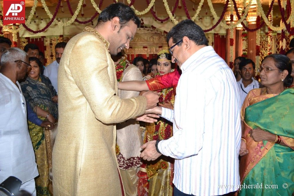 Sabitha Indra Reddy Son Marriage Stills