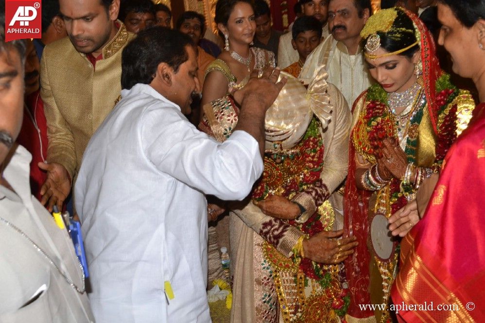 Sabitha Indra Reddy Son Marriage Stills