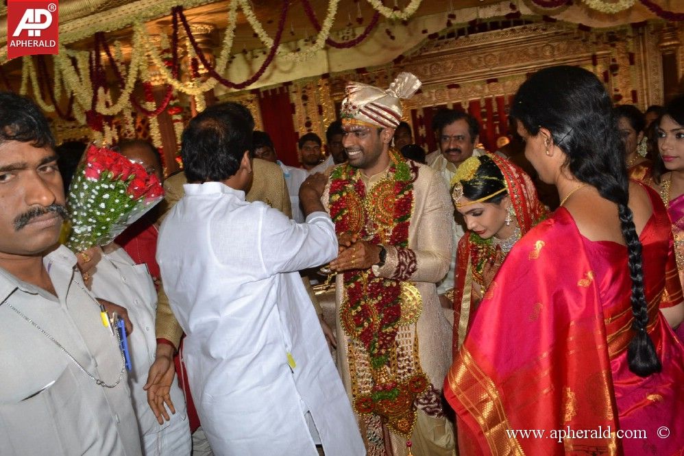 Sabitha Indra Reddy Son Marriage Stills