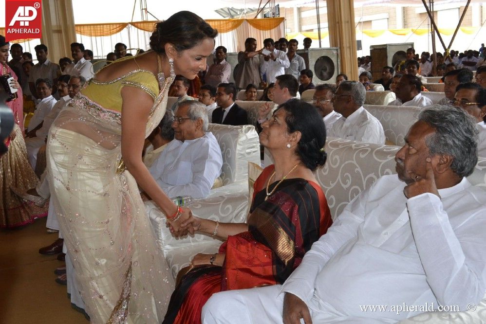 Sabitha Indra Reddy Son Marriage Stills