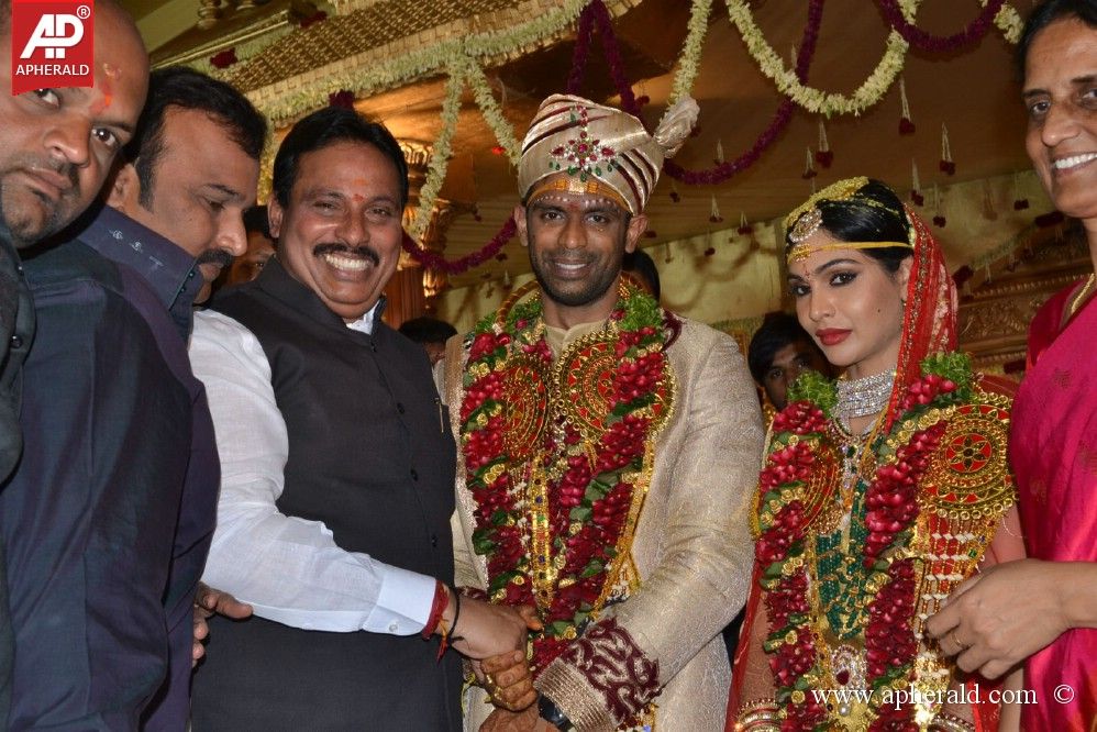 Sabitha Indra Reddy Son Marriage Stills