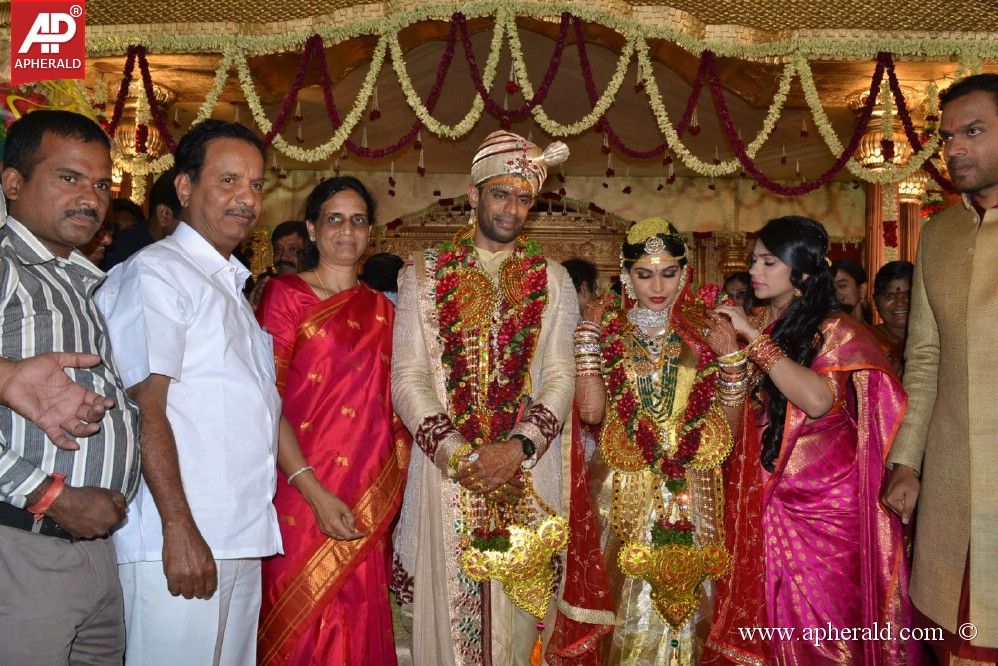 Sabitha Indra Reddy Son Marriage Stills