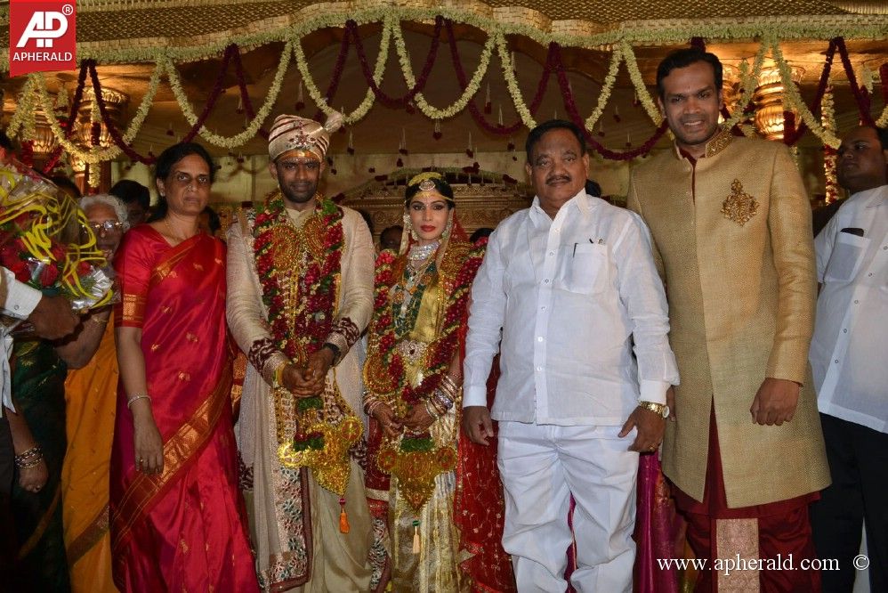 Sabitha Indra Reddy Son Marriage Stills