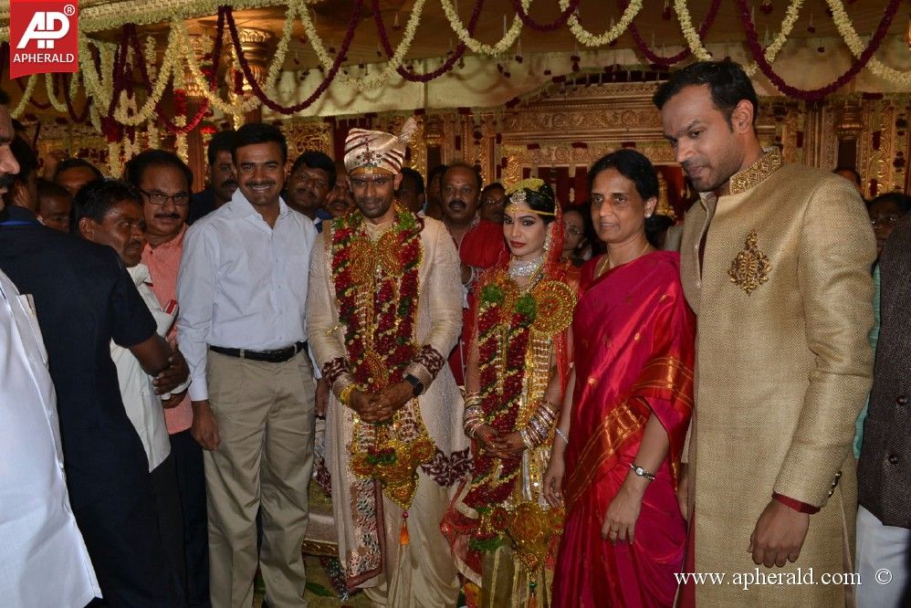 Sabitha Indra Reddy Son Marriage Stills