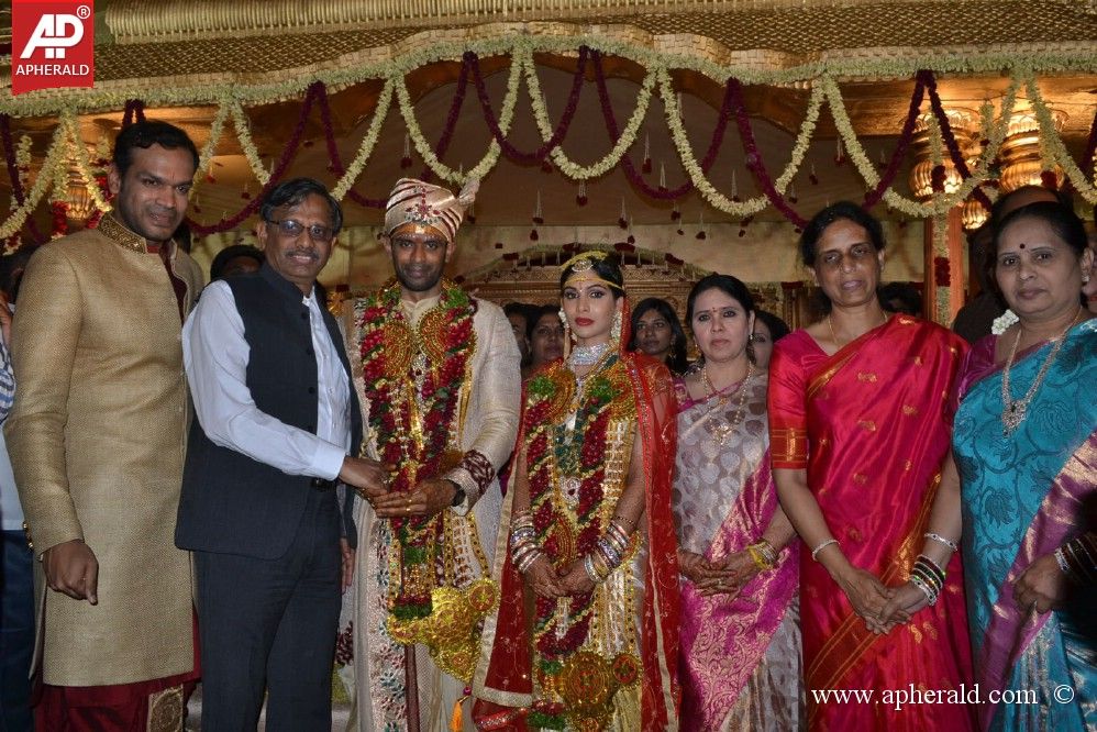 Sabitha Indra Reddy Son Marriage Stills
