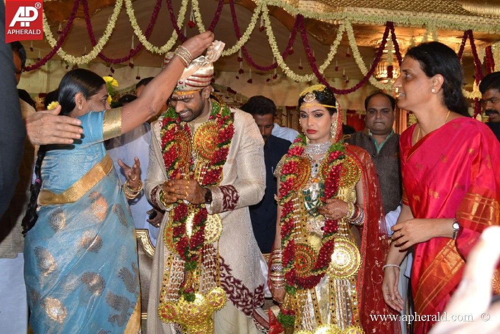 Sabitha Indra Reddy Son Marriage Stills