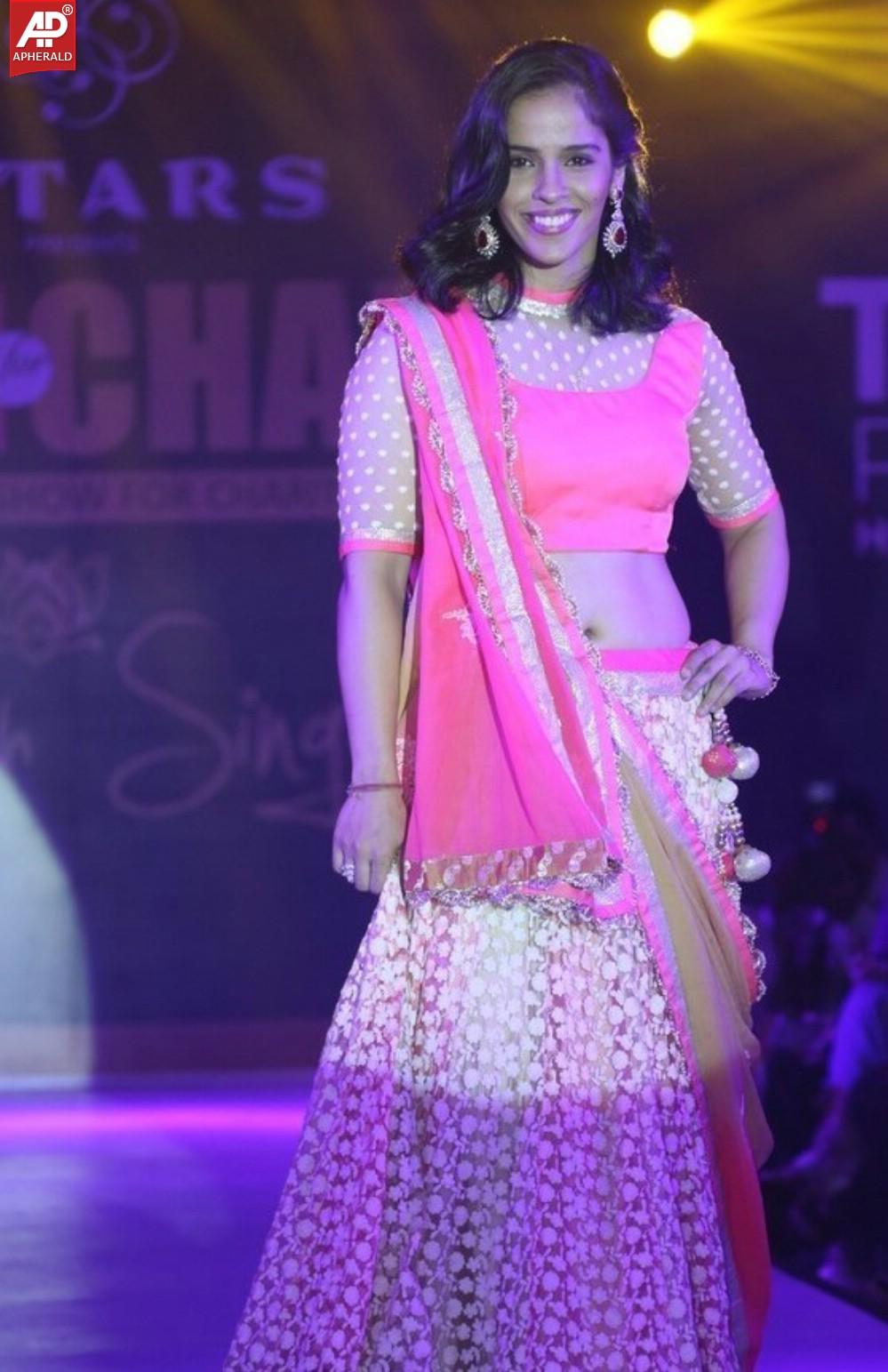 Saina Nehwal At TFC 2014 Fashion Week