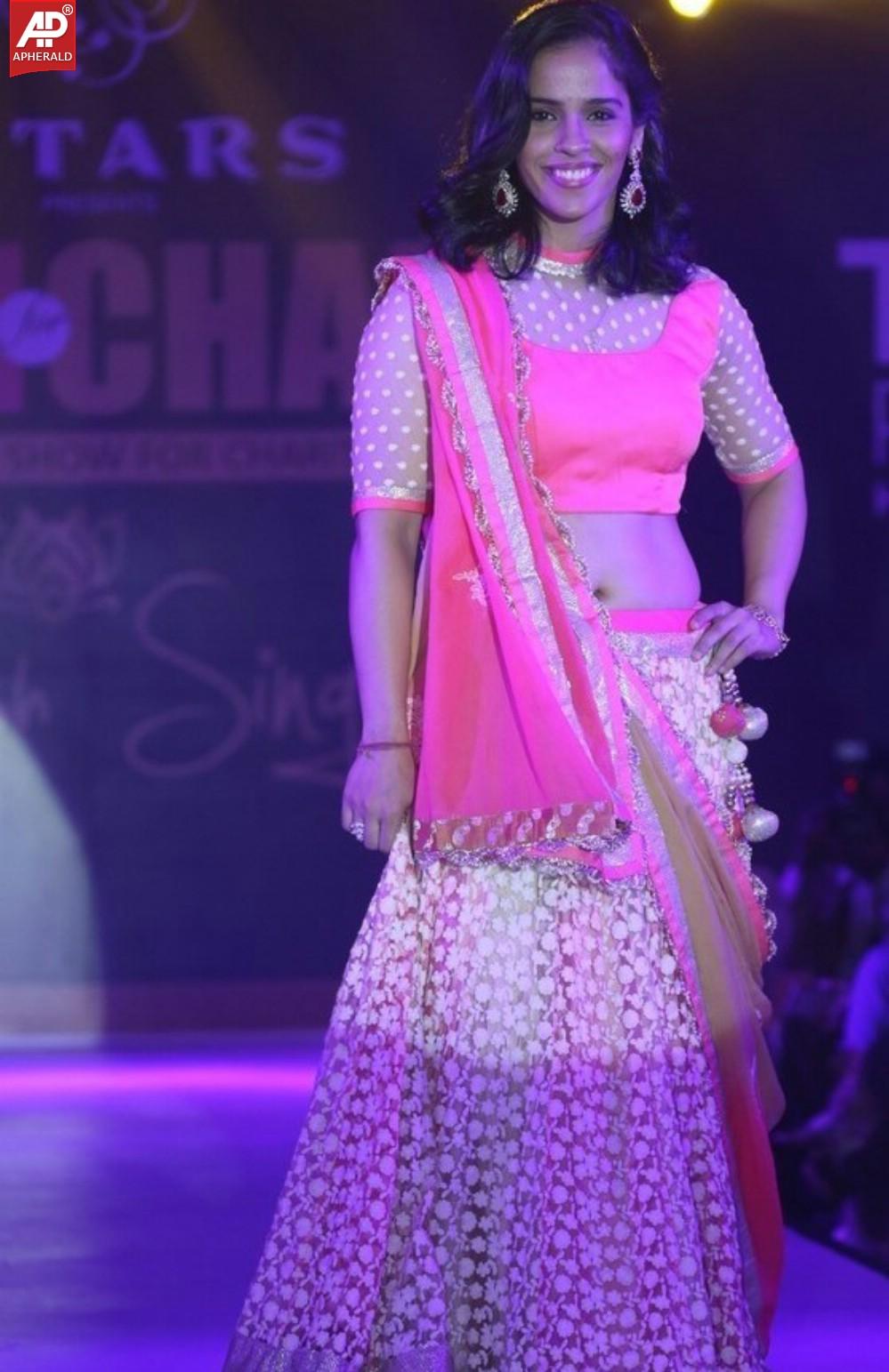 Saina Nehwal At TFC 2014 Fashion Week