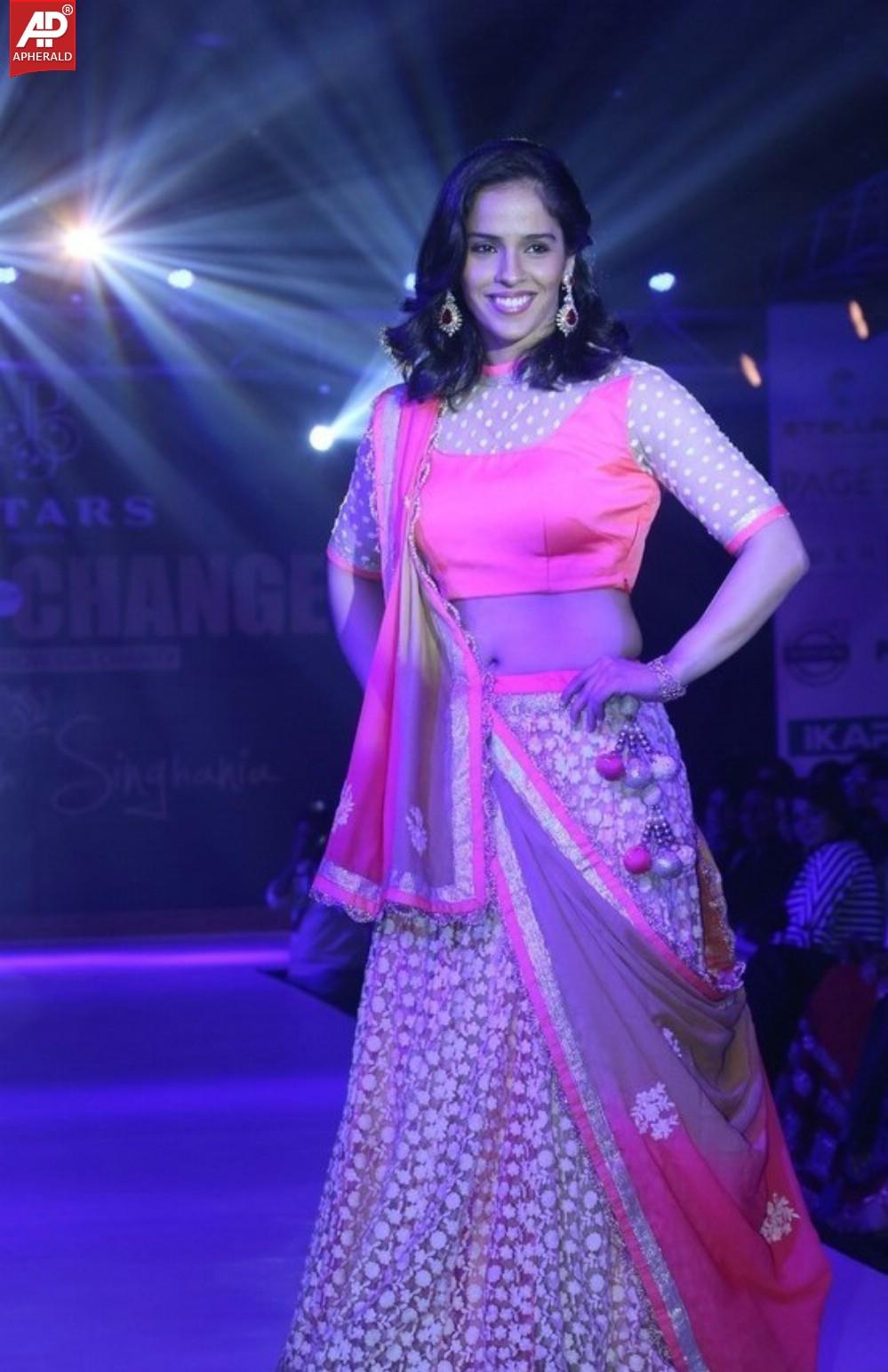 Saina Nehwal At TFC 2014 Fashion Week