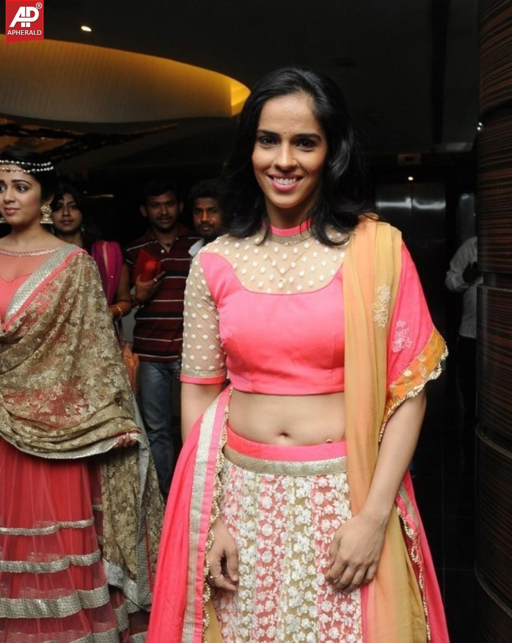 Saina Nehwal At TFC 2014 Fashion Week