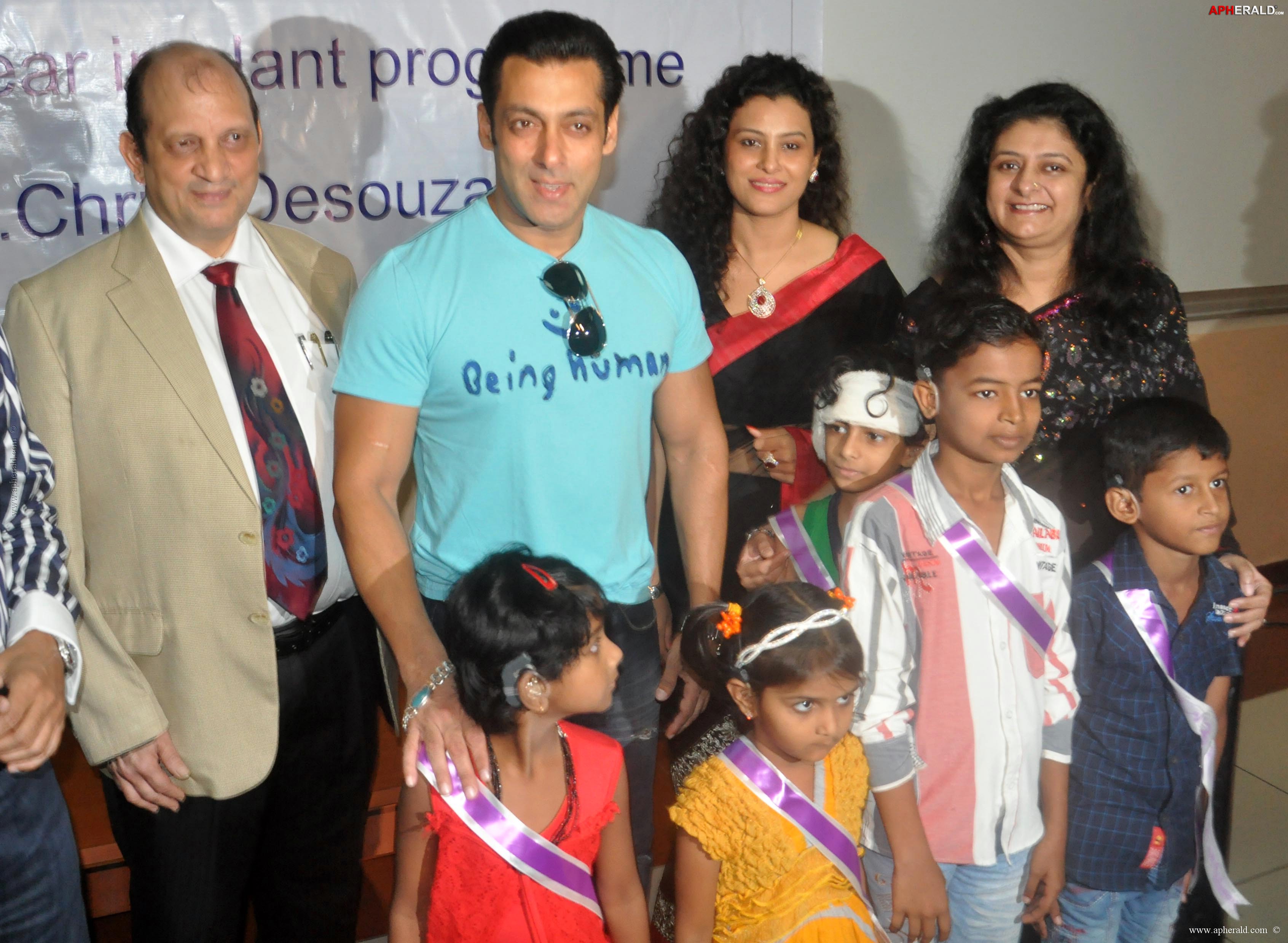 Salman Khan At Holy Family Hospital