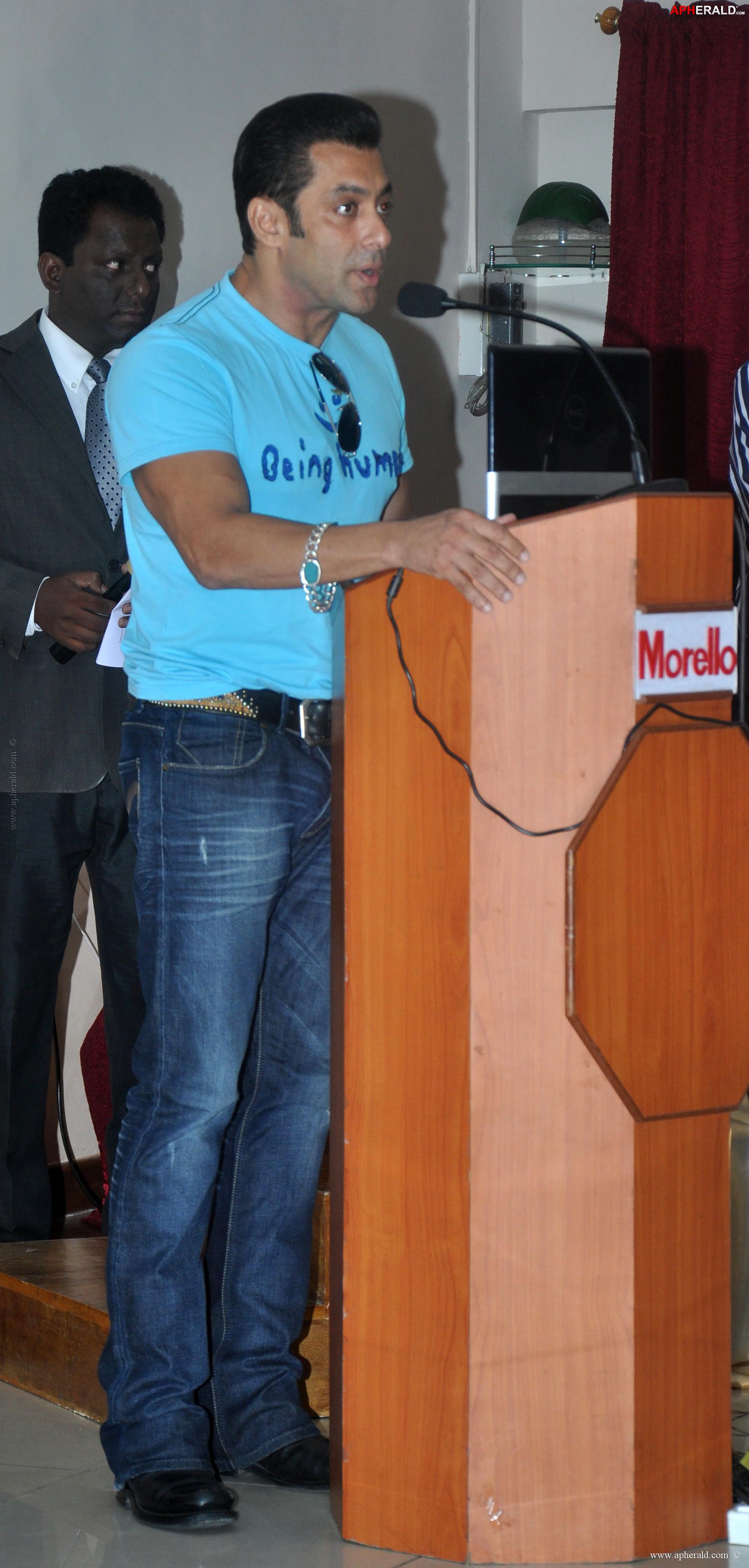 Salman Khan At Holy Family Hospital