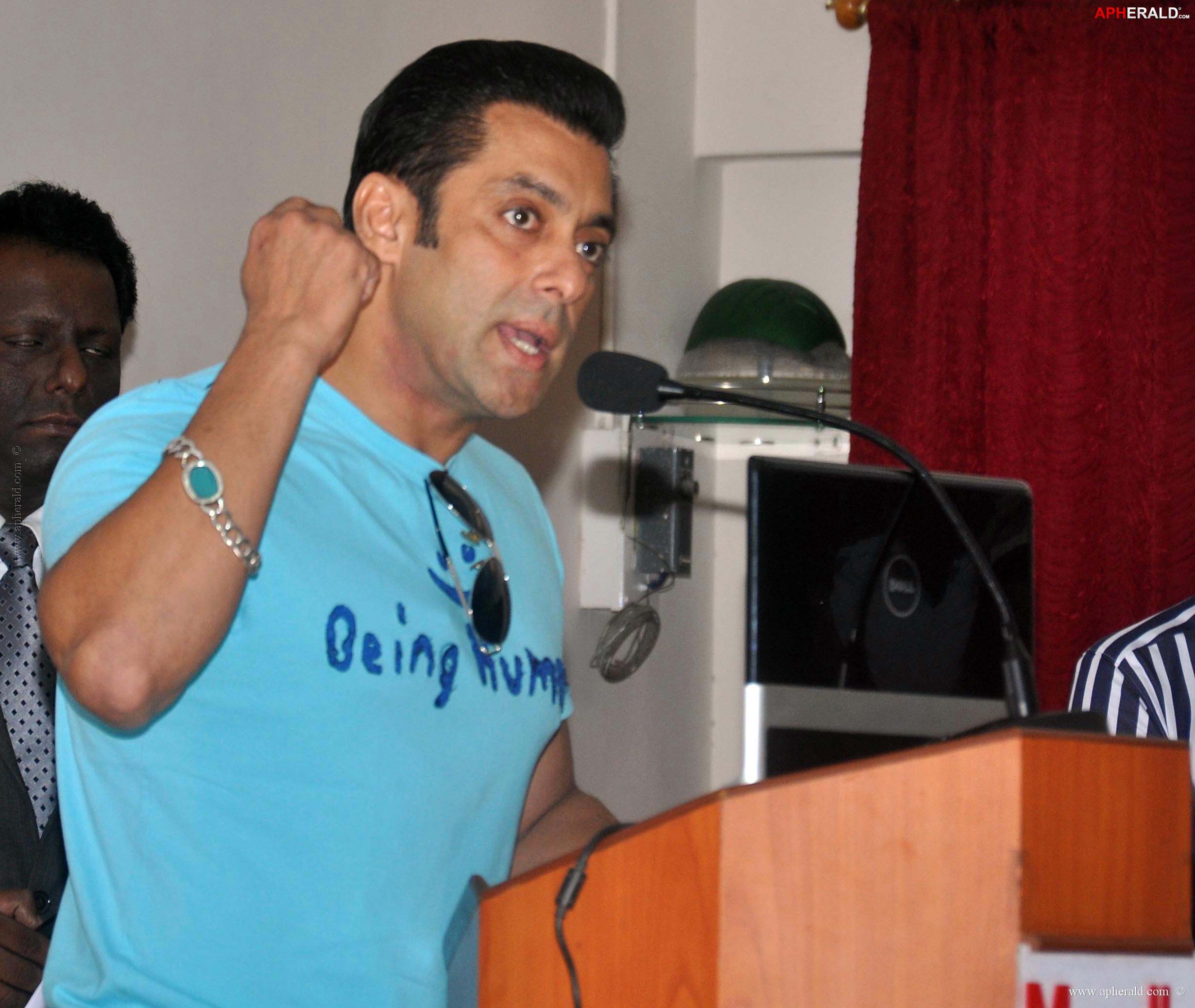 Salman Khan At Holy Family Hospital