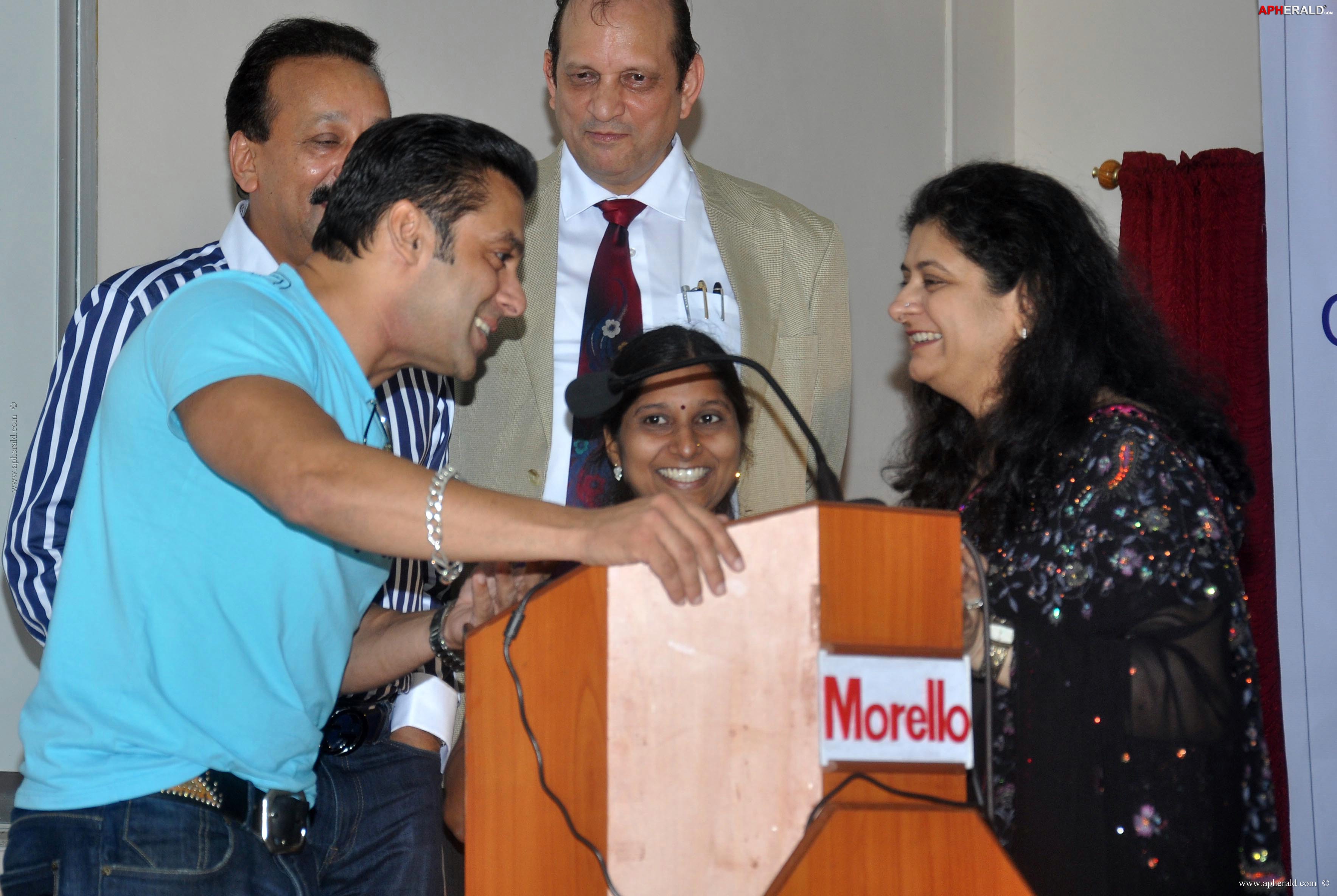 Salman Khan At Holy Family Hospital