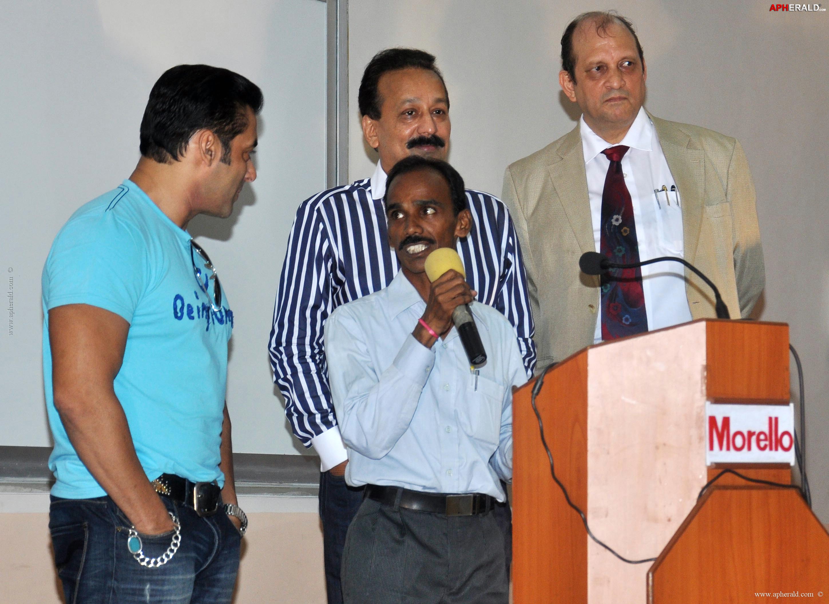 Salman Khan At Holy Family Hospital