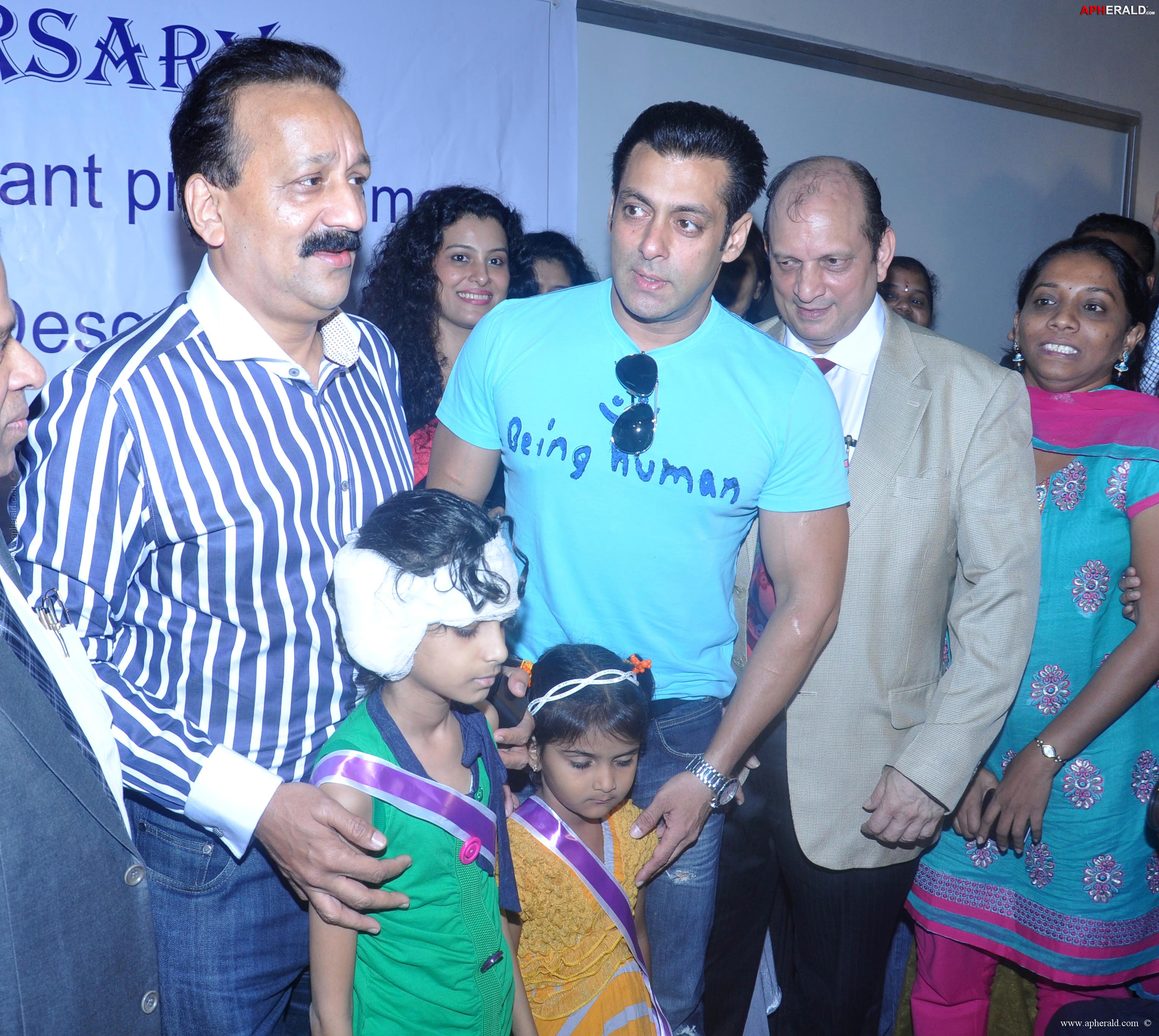 Salman Khan At Holy Family Hospital