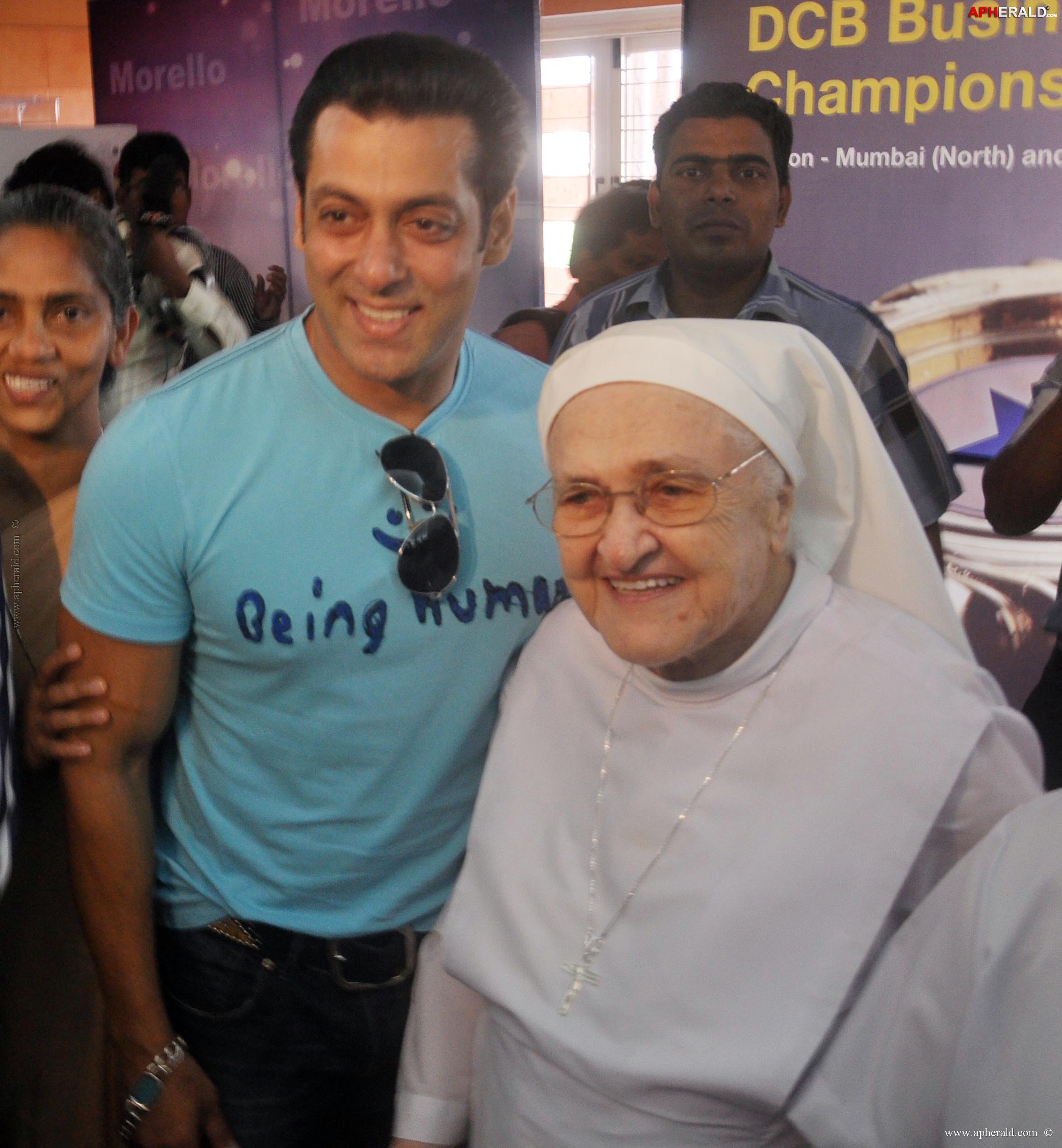 Salman Khan At Holy Family Hospital