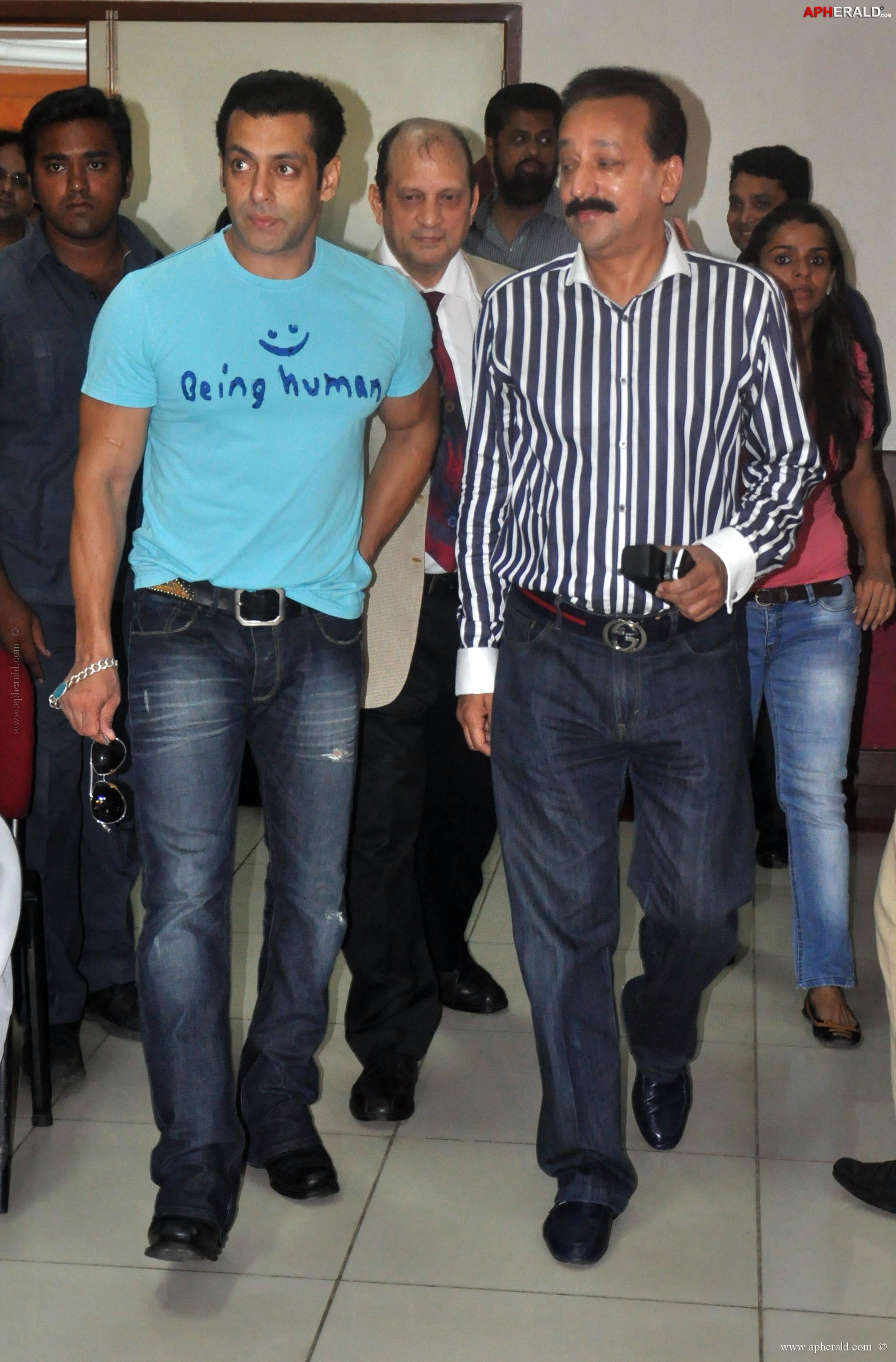 Salman Khan At Holy Family Hospital