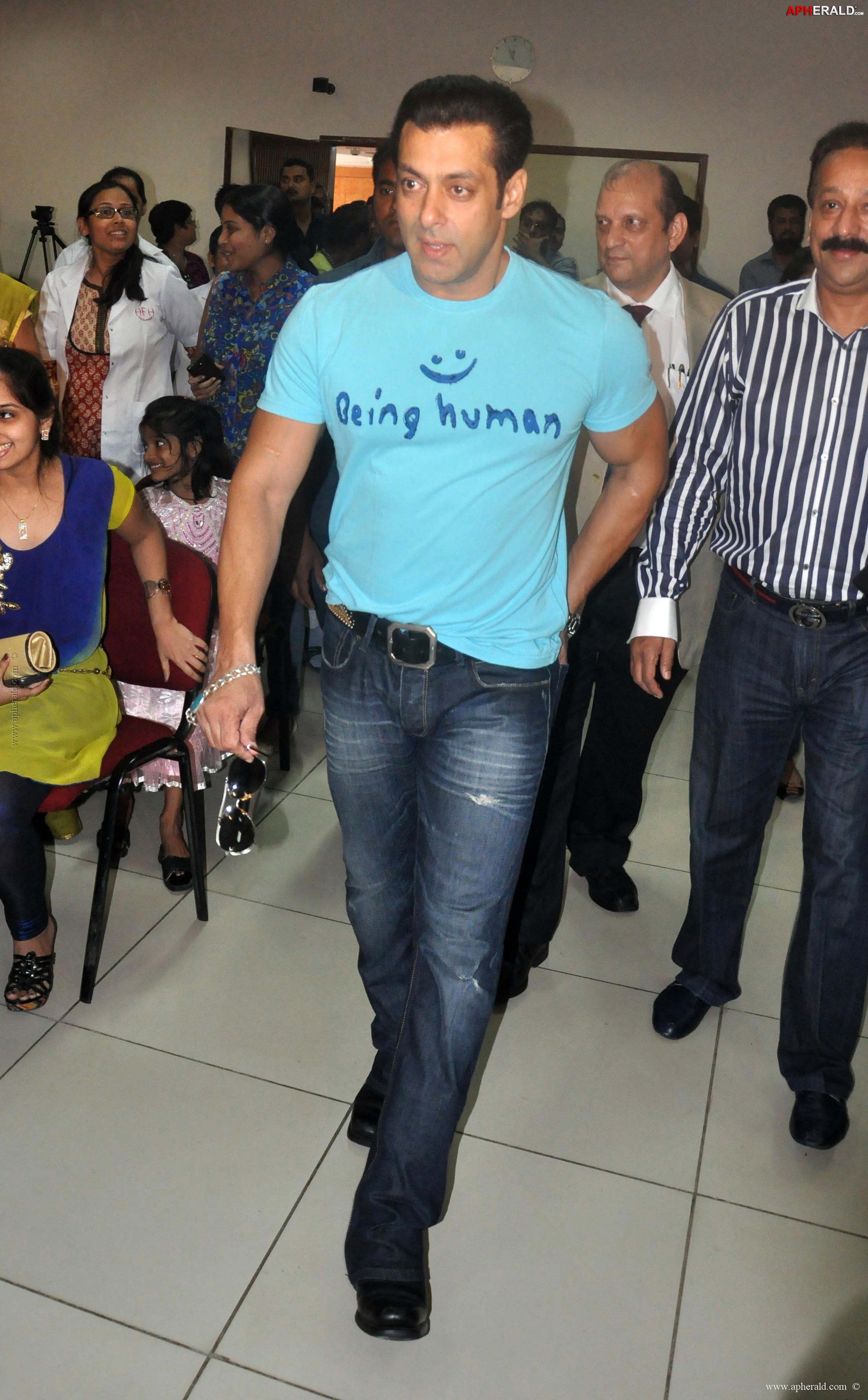 Salman Khan At Holy Family Hospital