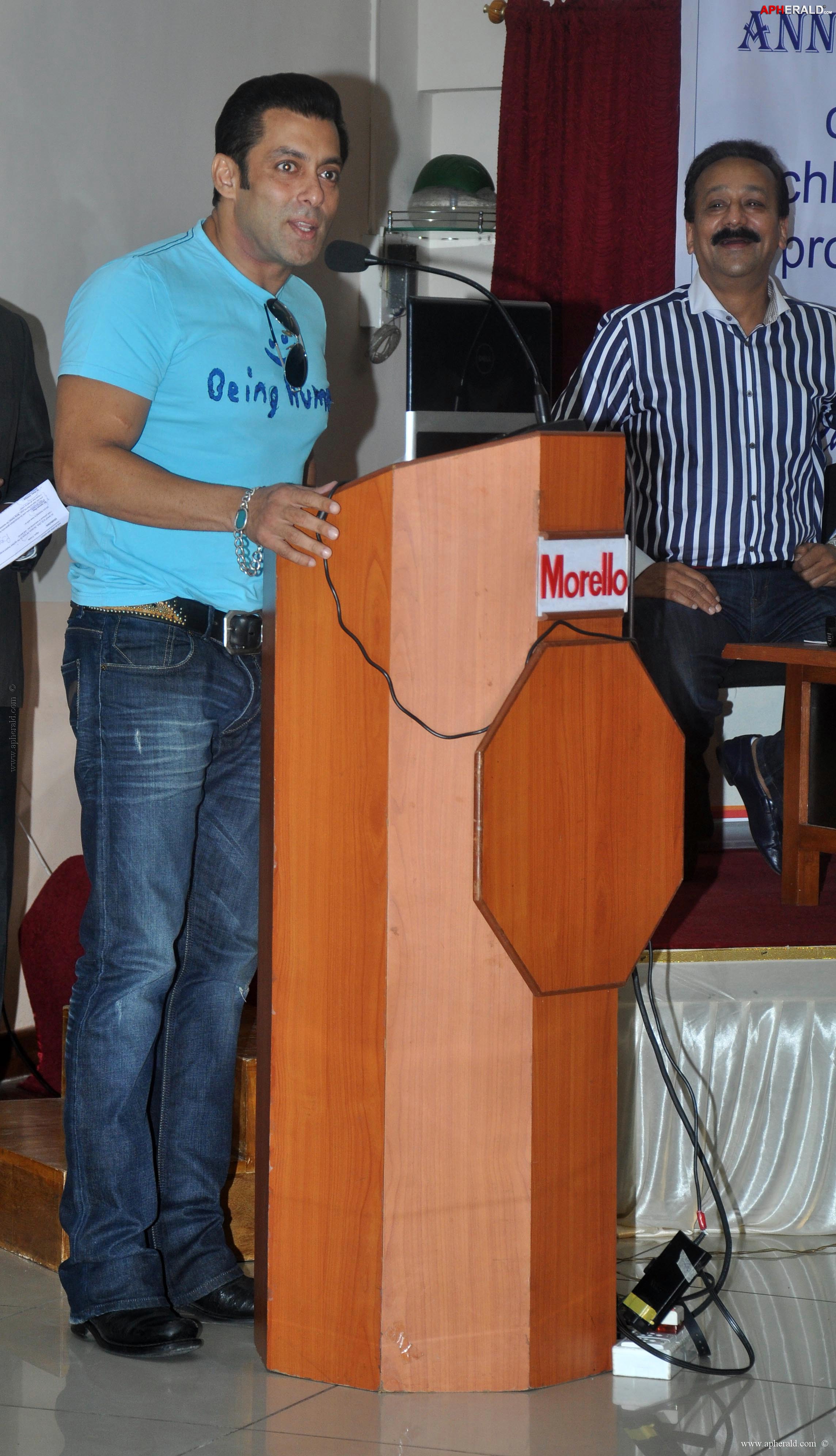 Salman Khan At Holy Family Hospital