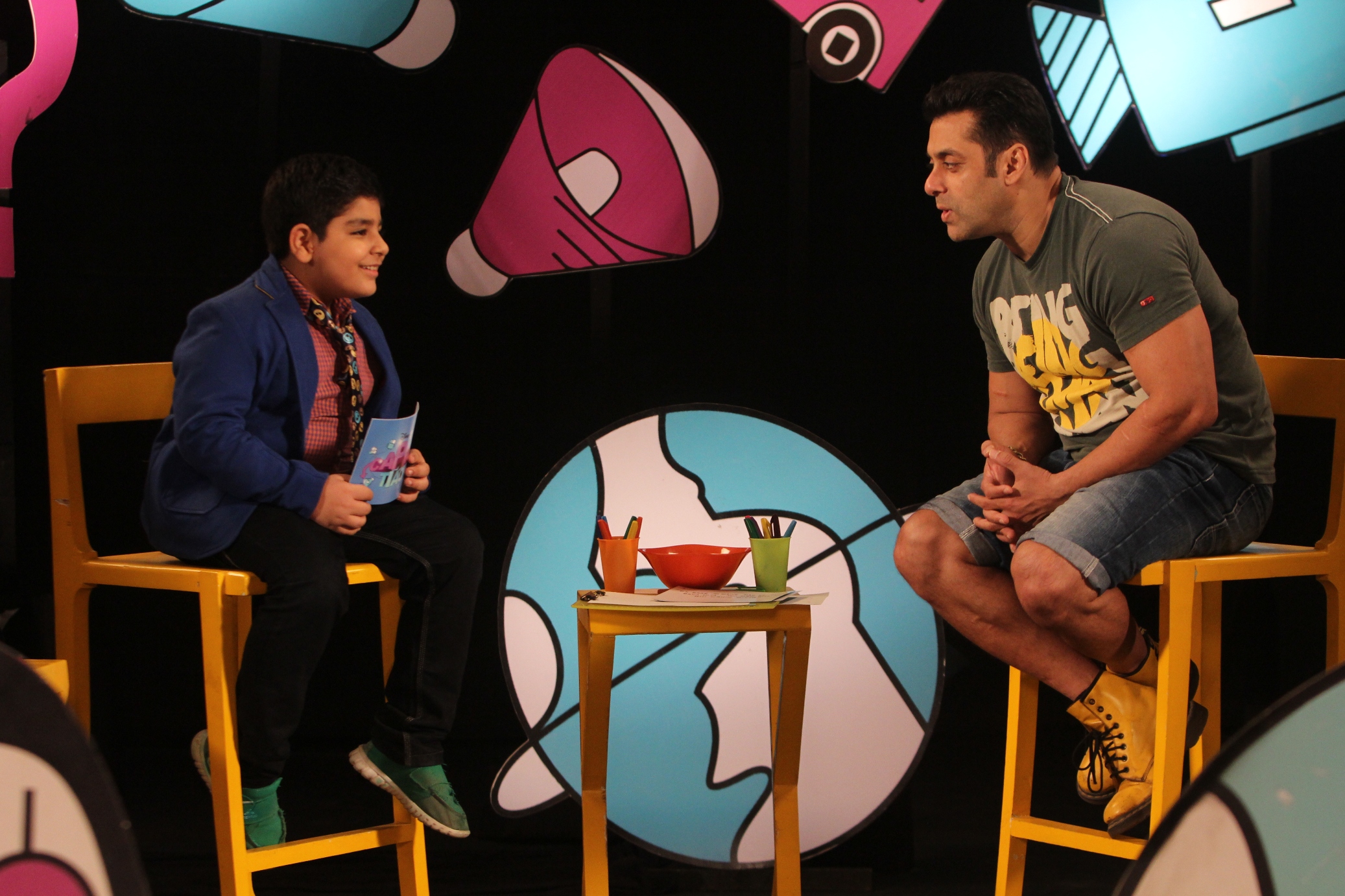 Salman Khan Promotes Kick Film on Disney show