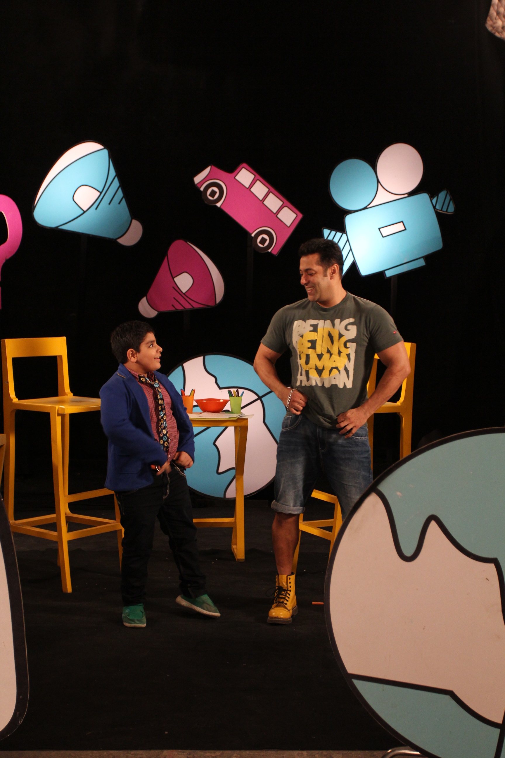 Salman Khan Promotes Kick Film on Disney show