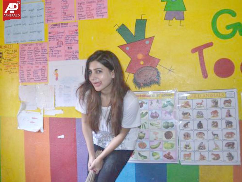 Samantha at Swachh Bharat Photos
