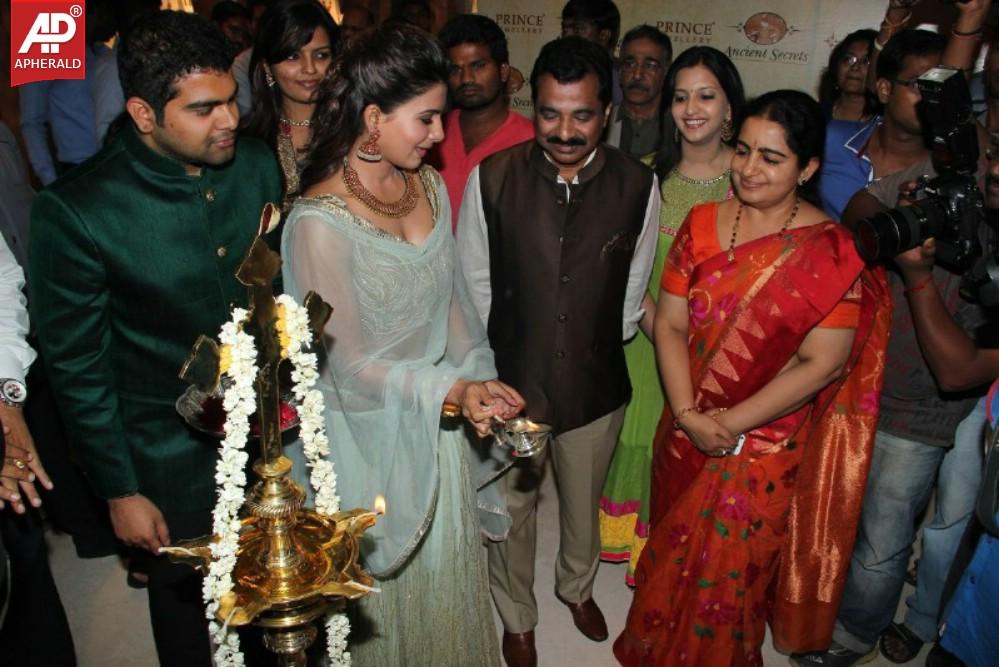 Samantha Launches Prince Jewelary Exhibition Pics