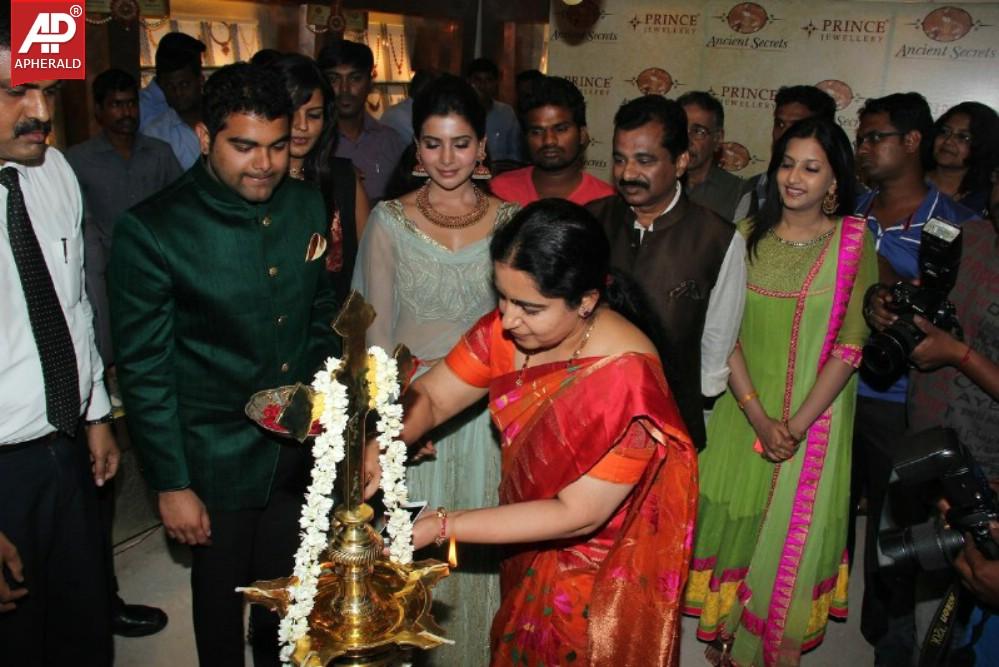 Samantha Launches Prince Jewelary Exhibition Pics