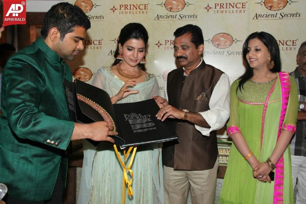 Samantha Launches Prince Jewelary Exhibition Pics