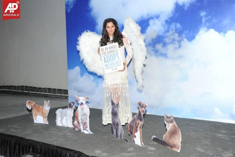 Sania Mirza at PETA Event Pics