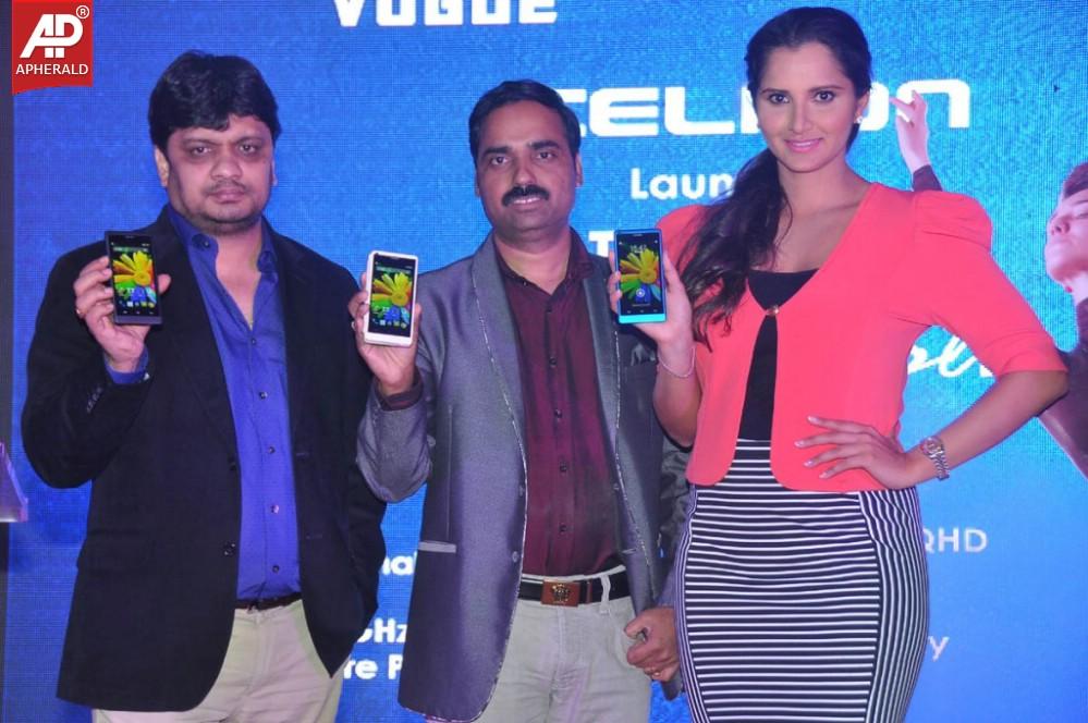 Sania Mirza Launches Celkon Millennium Vogue
